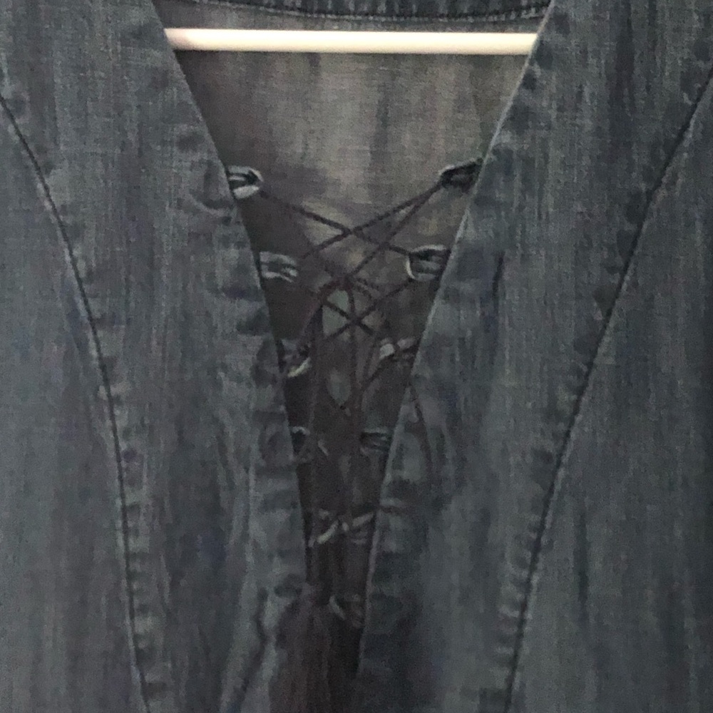 Sleeveless Jean Dress